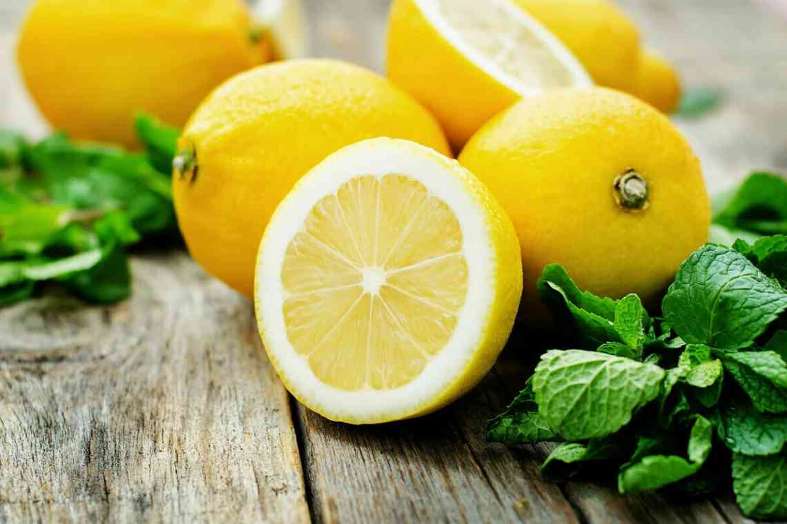 Корисні властивості лимону