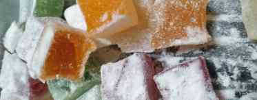Корисні властивості і калорійність східної солодощі рахат-лукуму 