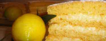 Бісквіт лимонний: рецепт, правила приготування та відгуки