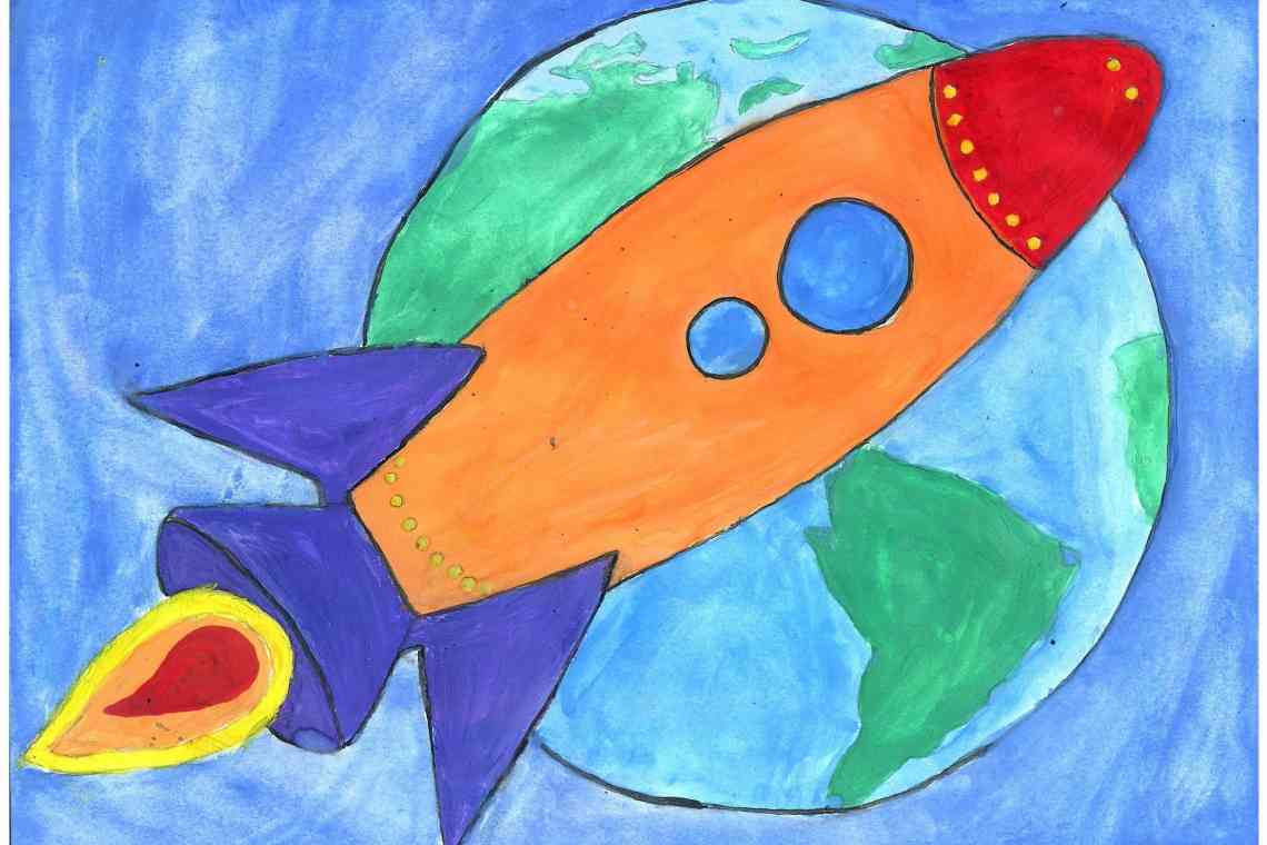 Дізнаємося як правильно намалювати ракету: кілька простих способів допомоги дорослому