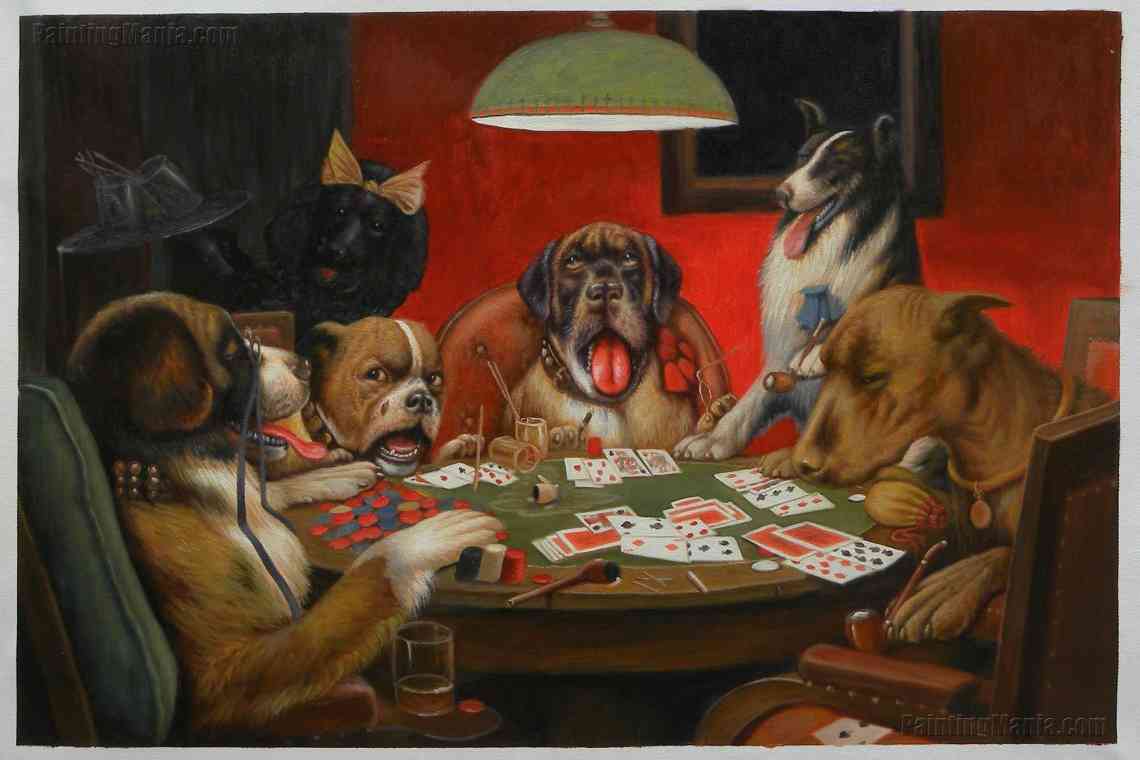 Серія картин «Собаки грають у покер»