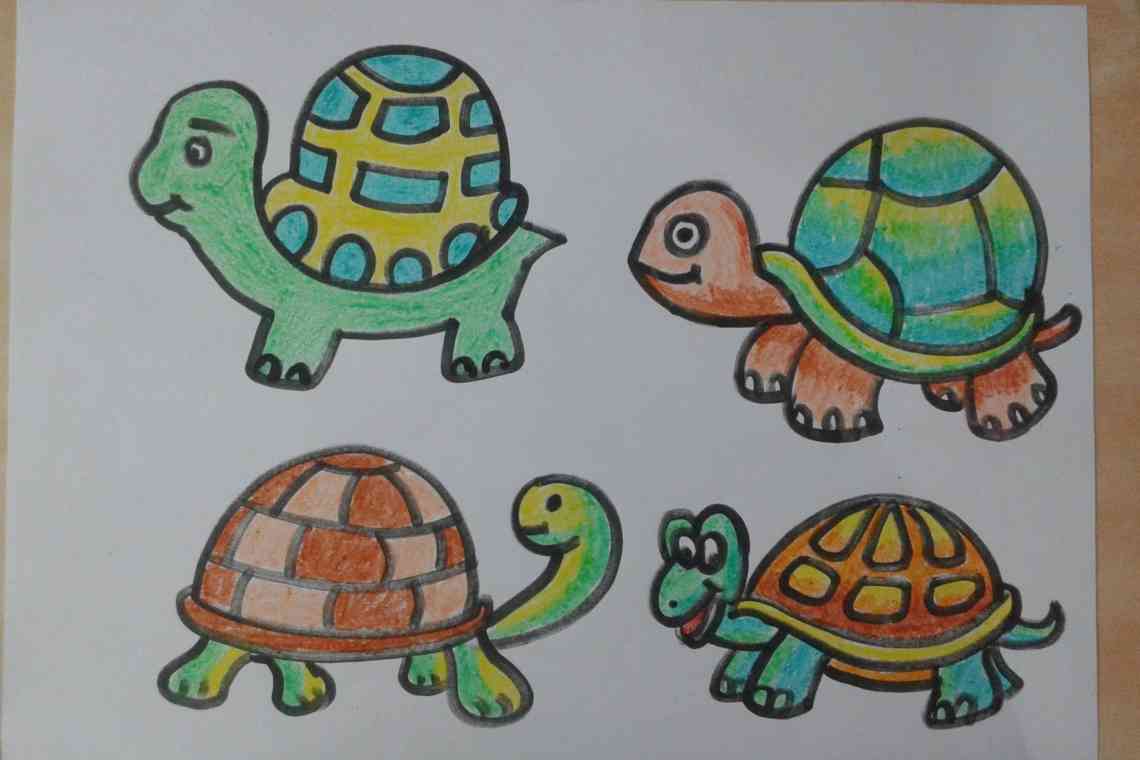 Дізнаємося як правильно намалювати черепаху: покрокова інструкція для початківців