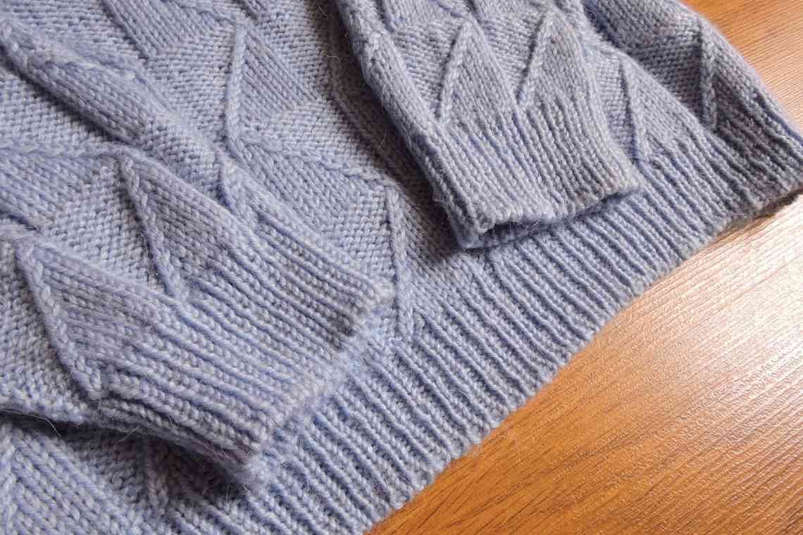 В'язання реглана: чоловічий вовняний светр