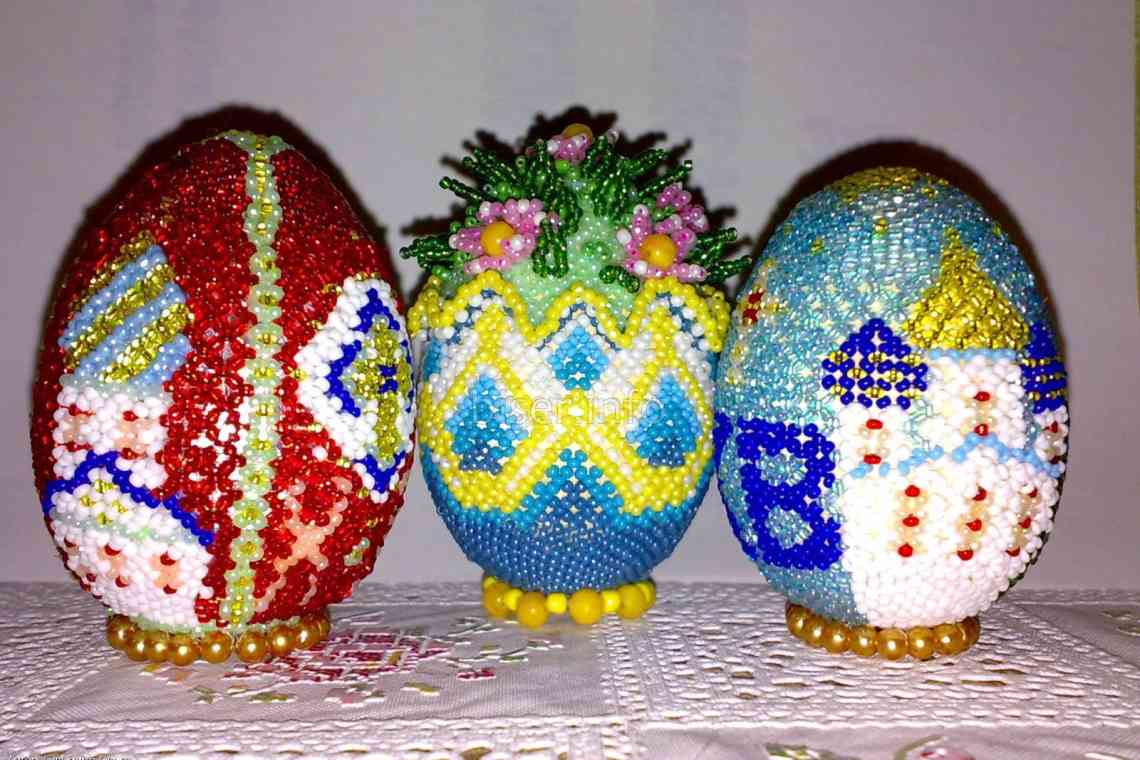 Великоднє яйце з макаронів: майстер-клас