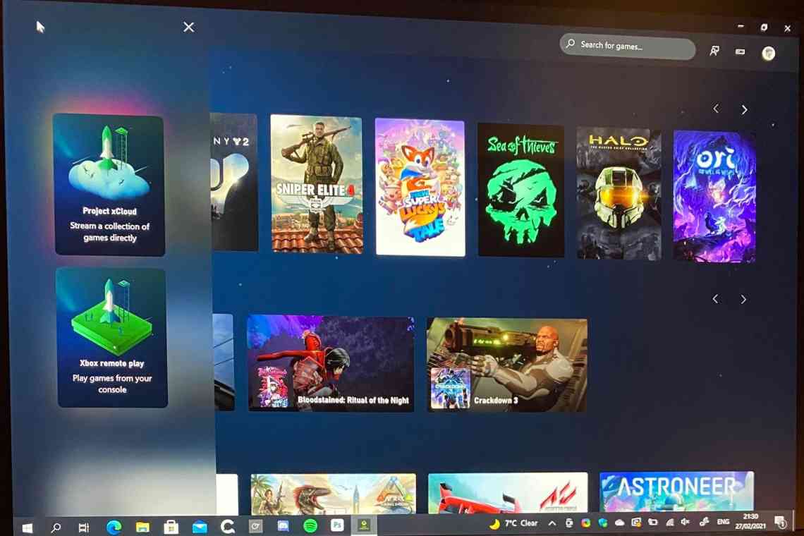  Потоковий ігровий сервіс xCloud став частиною програми Xbox для ПК