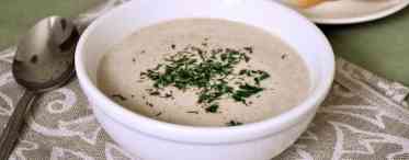 Крем-суп з шампіньйонів з вершками: рецепти приготування