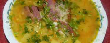 Варім гороховий суп з копченими ребришками в мультиварку