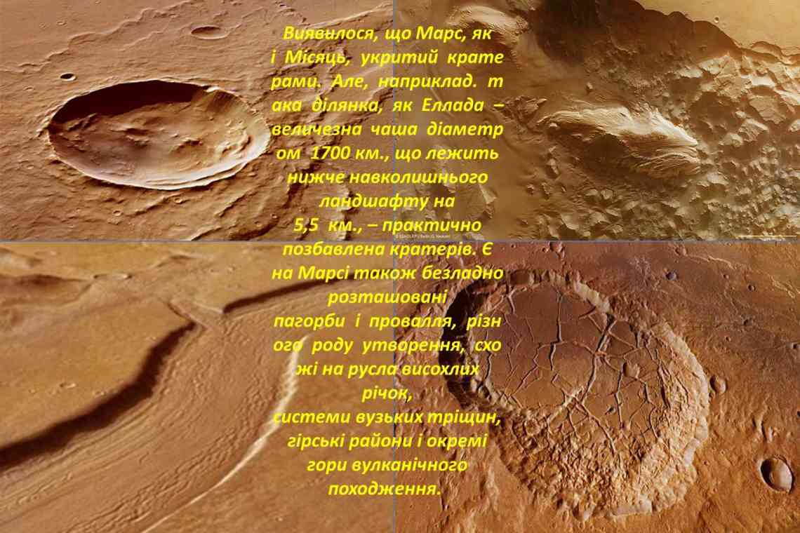 Чи знаєте ви з чого складається поверхня Марса? Як виглядає поверхня Марса?