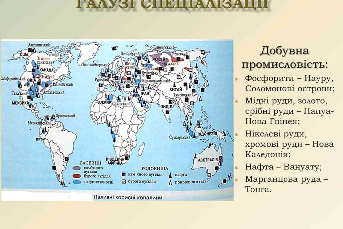 Корисні копалини Єгипту: нафта, природний газ, залізна руда, вапняк