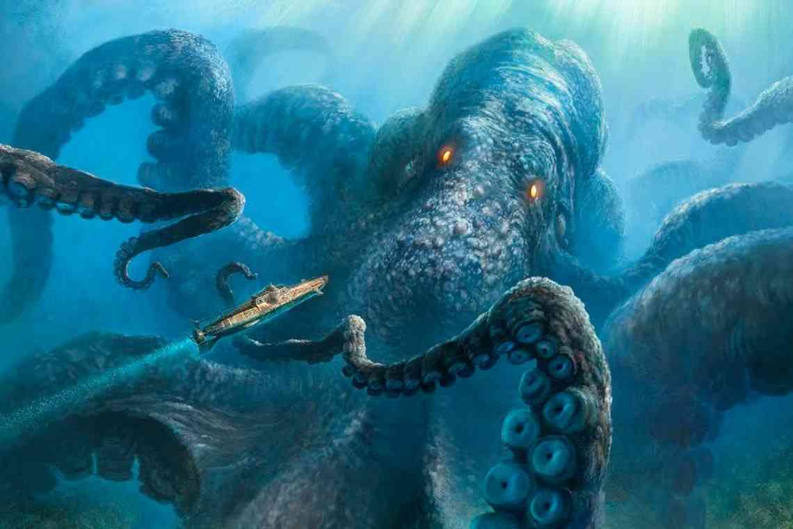 Морське чудовисько з величезною пасттю як називалося? Стародавні морські чудовиська