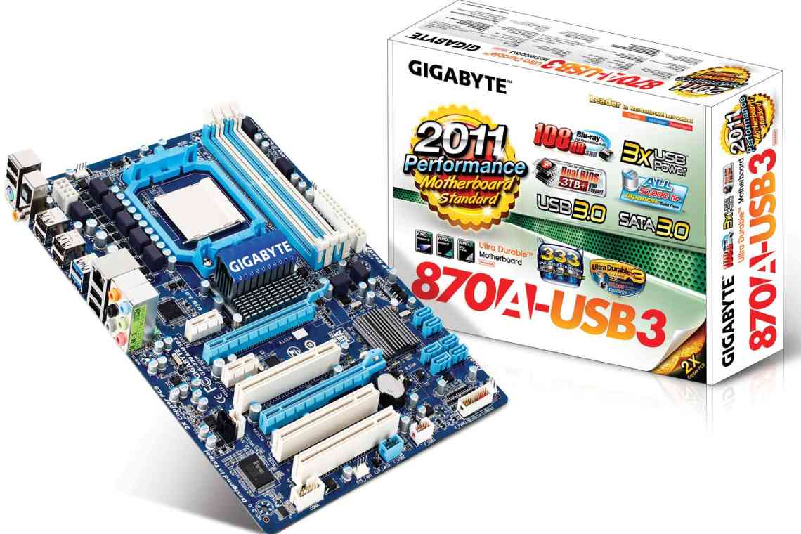 Плата GIGABYTE з концепцією Ultra Durable 4 Classic на AMD A55