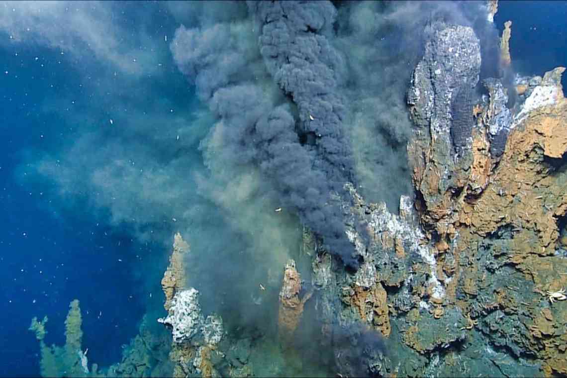 Чорні курці - гідротермальні джерела на дні океанів