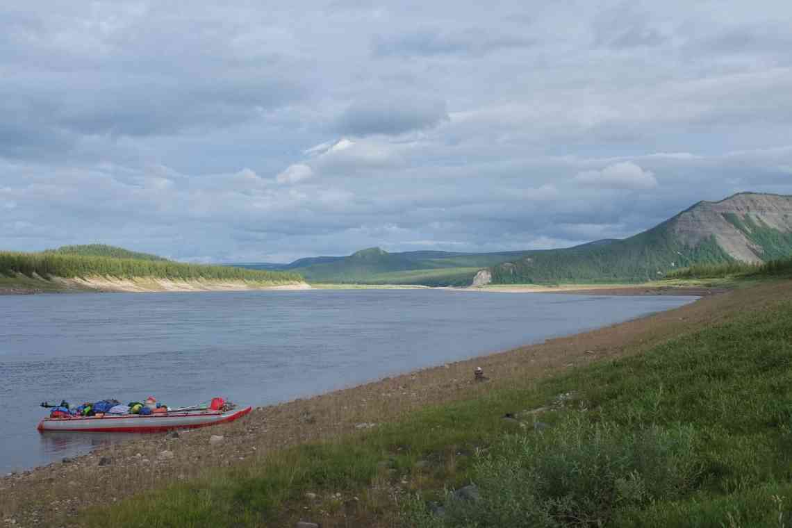 Річка Хатанга: фото, розташування, опис