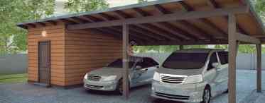 Види гаражів: вбудований гараж і навіс