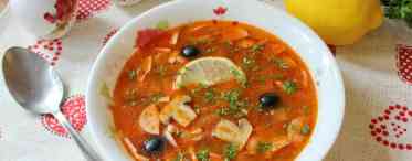 Суп солянка грибна - рецепти приготування в домашніх умовах