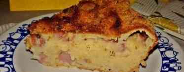 Картопляна запіканка з ковбасою і сиром у духовці - рецепт з покроковими фото