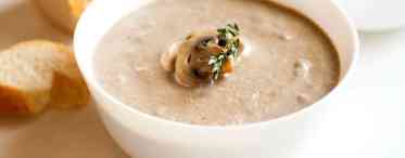 Крем-суп з вішенок: рецепти з картоплею, вершками