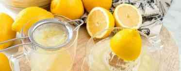 Сік лимона: рецепти в домашніх умовах