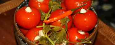 Рецепт квашених зелених помідорів з часником