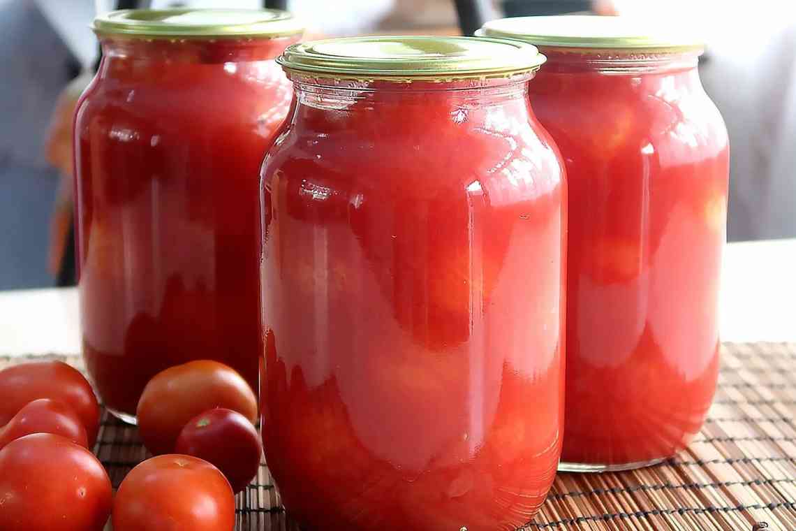 Домашній томатний сік на зиму: рецепти